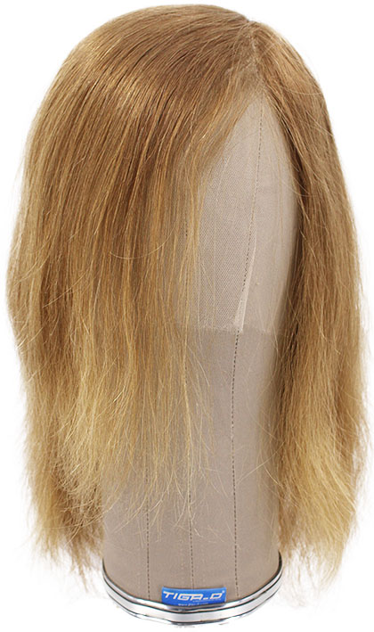 ATB Film Lacefront Woman Wig 100% Handtied– ⌀57cm, Euro Hair,18cm-21cm, Light blond & Medium Light Blonde