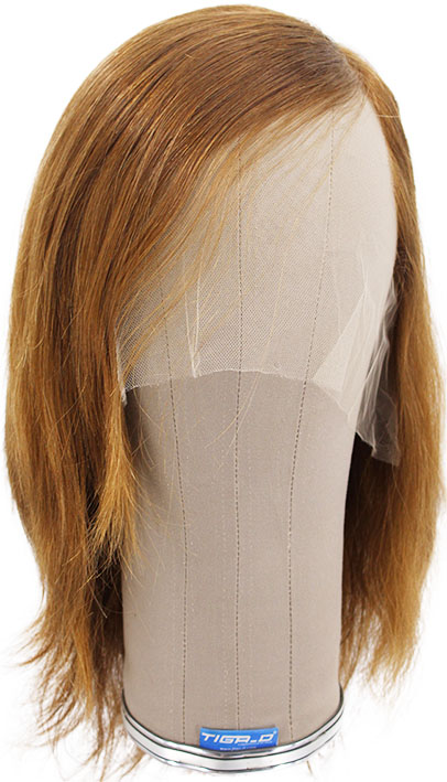ATB Film Lacefront Woman Wig 100% Handtied – ⌀57cm,Euro Hair, 30cm, Medium Bright Blonde & Medium Blonde
