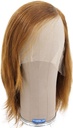 ATB Film Lacefront Woman Wig 100% Handtied – ⌀57cm,Euro Hair, 30cm, Medium Bright Blonde & Medium Blonde