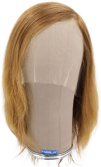 ATB Film Lacefront Woman Wig 100% Handtied – ⌀57cm, Euro Hair, 25cm-32cm, Medium Bright Blonde