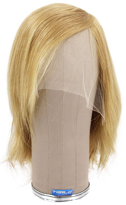 ATB Film Lacefront Man Wig 100% handtied – ⌀59cm,Euro Hair, 20-25cm, Blonde & Medium Light Blonde