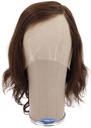 ATB Film Lacefront Man Wig 100% handtied –  ⌀59cm,Euro Hair,25cm-27cm, Dark Blonde