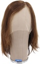 ATB Film Lacefront Man Wig 100% handtied – ⌀59,Euro Hair, 20-25cm, Dark Blonde &  Medium Blonde