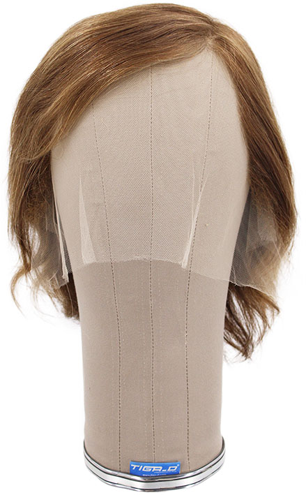 ATB Film Lacefront Man Wig 100% handtied – ⌀59cm,Euro Hair,15cm-20cm, Medium Blonde & Dark Blonde