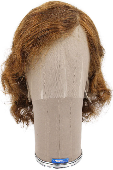 ATB Film Lacefront Man Wig 100% handtied – ⌀59,Euro Hair, Hair length: 20cm-25cm,Medium Blonde &  Dark Blonde	
