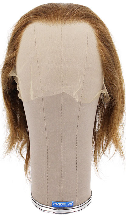 ATB Film Lacefront Man Wig 100% handtied –⌀56cm,Euro Hair,25cm, Medium Blonde