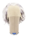 Woman Wig, Back wefted Front Hantied in Theatre Lace, Synthetic Hair 12-22cm (122gr), color Purple