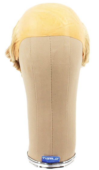 Man Wig, 100% Hantied in Silicone, Human Hair 8cm (42gr), color Grey