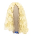 Woman Wig, Full wefted with knotting in part in Hard Front, Synthetic Hair 19-43cm (133gr), color Blonde