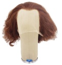 Woman Wig, Back wefted Front Hantied in Theatre Lace, Synthetic Hair 15-30cm (117gr), color Brown