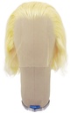 Woman Wig, Back wefted front hantied in Theatre lace front, Human Hair 11-25cm (84gr), color Light Blonde