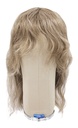 Woman Wig, 100% Hantied with under knotting in Hard front, Synthetic Hair 20-36cm (91gr), color Light Ash