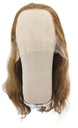 Woman Wig, Back wefted front hantied in Theatre Lace front, Synthetic Hair 34-46cm (137gr), color Light Brown