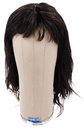 Custom Wig, 100% Handweft in Hard front, Human hair 30-35cm (160gr), color Off Black