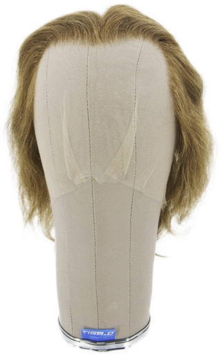 [SW-SR-ATB-1810-97] Film Lacefront  Wig 100% handtied - European hair,ø56cm,Length: 15cm - 19.8cm, Medium-Blonde