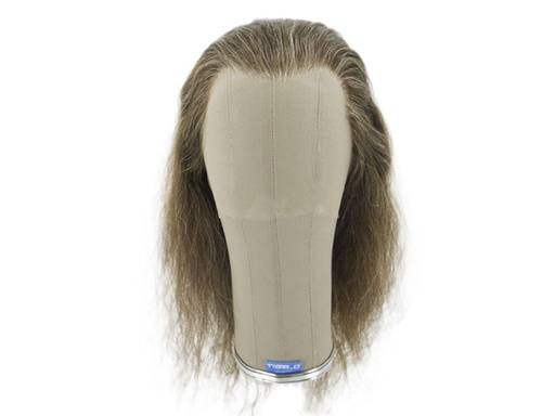 [SW-SR-ATB-F-1810-120] Film Lacefront  Wig 100% handtied - European hair,  15.7-17.7inch,  Brown-Grey