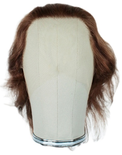 [SW-SR-ATB-F-1701117-08] ATB Film Lacefront Wig 100% handtied - Euro hair 3.9-5.9inch Brown
