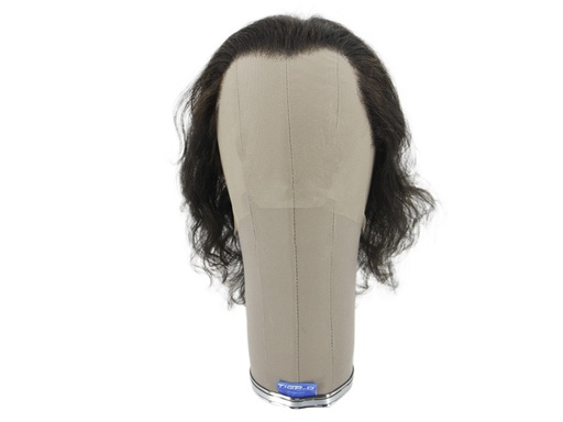 [SW-SR-ATB-F-1810-87] Film Lacefront Wig 100% handtied – European Hair,⌀ 57cm,Hair Length: 29cm - 35cm, Black