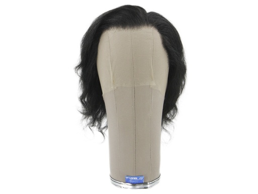 [SW-SR-ATB-F-1810-104.1] Film Lacefront Wig 100% handtied, European hair, 5.9-7.8inch, Black 