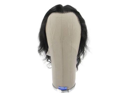 [SW-SR-ATB-F-1810-103] Film Lacefront Wig 100% handtied, European Hair, ø57cm,Hair Length: 15-20cm, Black
