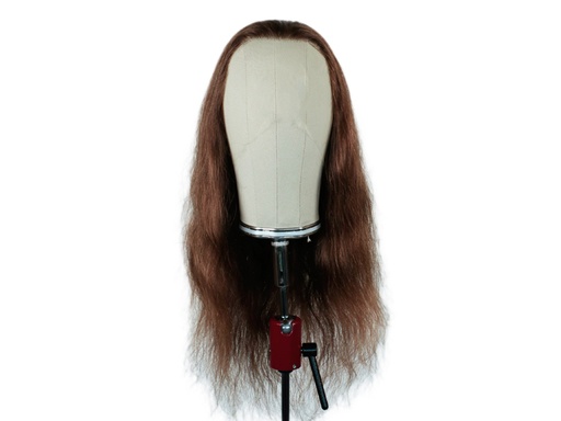 [SW-SR-ATB-F-160815-38] Film Lacefront Wig 100% handtied  - Euro Hair 15.7-17.7Inch Dark Brown