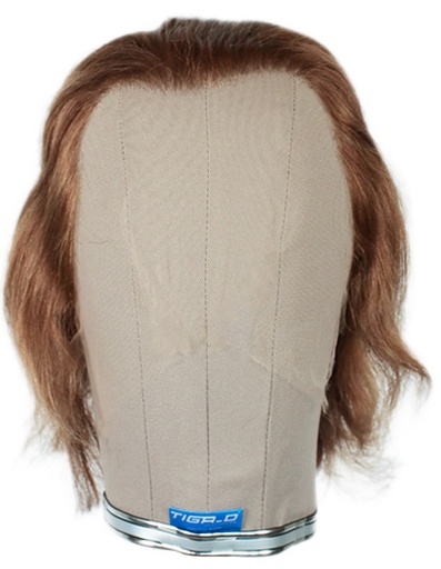 [SW-SR-ATB-F-1701117-02] ATB Film Lacefront Wig 100% handtied - Euro hair 5.9inch Brown