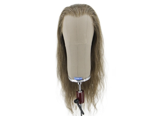 [SW-SR-ATB-F-1810-69] Film Lacefront  Wig 100% handtied - European hair, ø59cm, length 8.3inch-9.1Inch, Dark- Braun-Grey