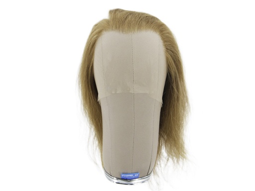 [SW-SR-ATB-F-1810-54] Film Lacefront Wig 100% handtied - European Hair 11.8-13.7Inch Dark Blonde
