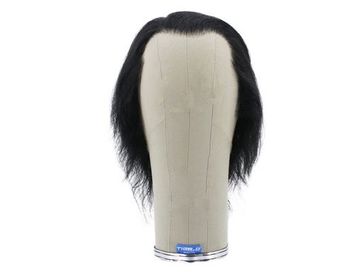 [SW-SR-ATB-F-191202-11] Film Lacefront Wig 100% handtied - Euro Hair ,⌀57cm, Hair Length:20cm  Schwarz