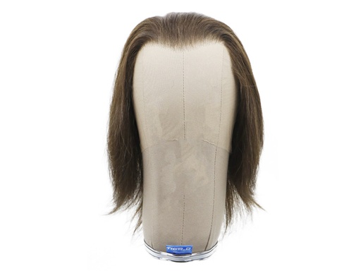 [SW-SR-ATB-F-1810-123] Film Lacefront Wig 100% handtied - Euro hair, ⌀59cm,hair Length 19cm, Dark Brown