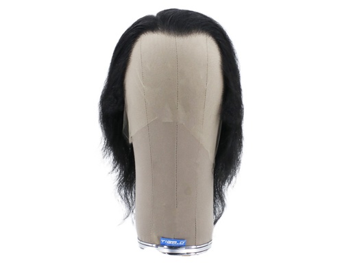 [SW-SR-ATB-F-191202-08] Film Lacefront Wig 100% handtied - Euro Hair ,⌀,Hair Length:20cm Schwarz