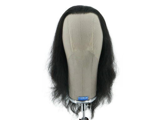 [SW-SR-ATB-F-1810-107.1] Film Lacefront Wig 100% handtied, European hair,ø59cm,Hair Length: 34cm - 39cm, Black 