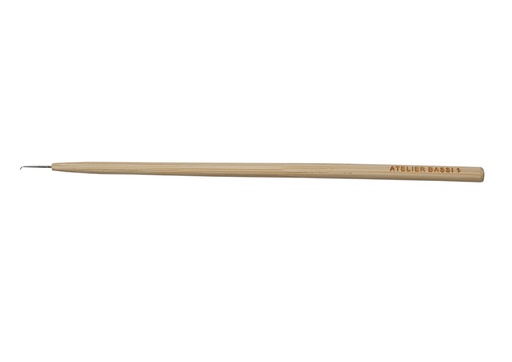 ATB Knotting Needle German for Lace, with Bamboo Holder, Holder length 6.7inch (17cm)