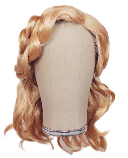 [SR-GM-3011102] ATB Sandy Wig, Synthetic Hair Golden Blonde