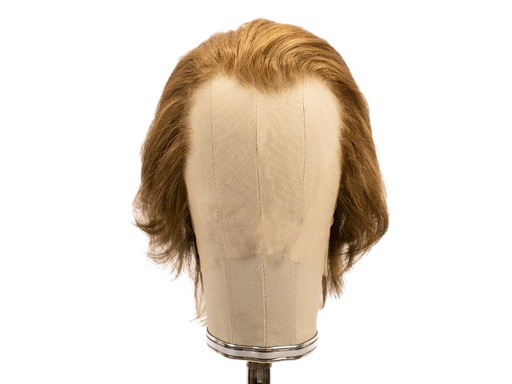 [TW-SR-RF-080516] ATB Theatre Lacefront Wig handtied with wefted back - Synthetic hair 3.9inch Light Brown 