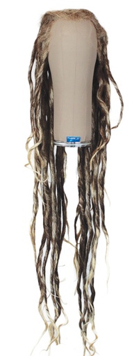 [DREADS.61.DG] ATB Dreadlock Perücke, Kunsthaar Ø61cm, 60-100cm
