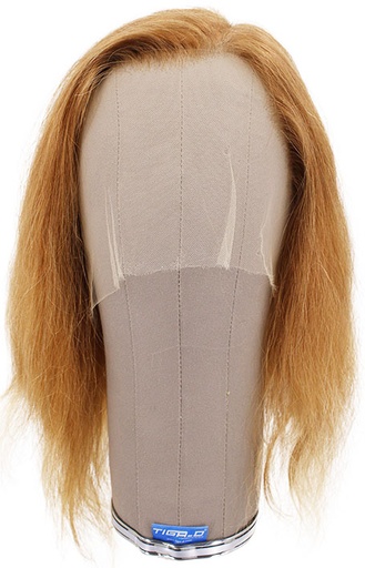 [SR-ATB-230111-43] ATB Film Lacefront Woman Wig 100% Handtied  – ⌀57cm, Euro Hair, 20-35cm, Irish Red