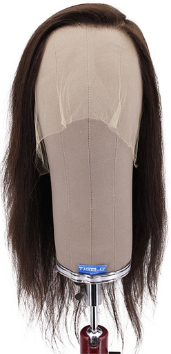 [SR-ATB-230111-65] ATB Film Lacefront Woman Wig 100% Handtied  – ⌀57cm,Euro Hair,35cm, Dark Brown