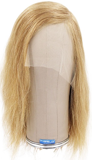[SR-ATB-230201-103] ATB Film Lacefront Woman Wig 100% Handtied– ⌀ 57cm,Euro Hair, 30cm-34cm, Medium Bright Blonde &  Medium Blonde
