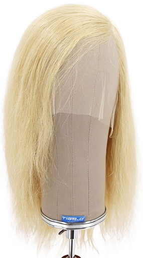 [SR-ATB-230201-106] ATB Film Lacefront Woman Wig 100% Handtied– ⌀57cm, Euro Hair, 30cm-35cm,  Light Bright Blonde &  Blonde    