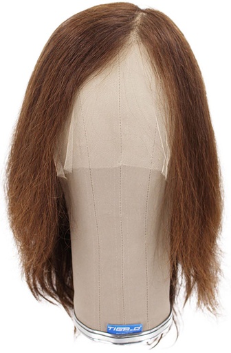[SR-ATB-230201-108] ATB Film Lacefront Woman Wig 100% Handtied –⌀57cm, Euro Hair, 30cm, Medium Blonde & Dark Blonde