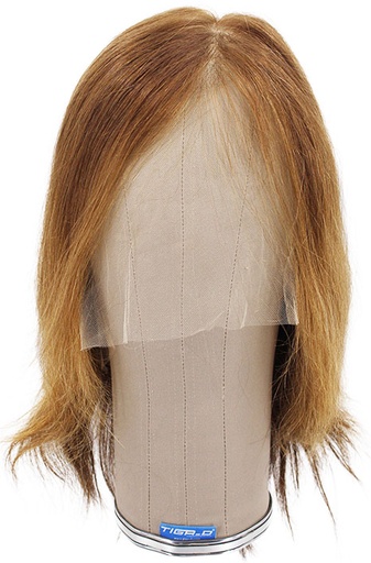 [SR-ATB-230201-114] ATB Film Lacefront Woman Wig 100% Handtied  –⌀57cm,Euro Hair,25cm-30cm, Medium Light Blonde
