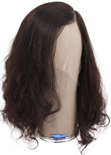[SR-ATB-230201-119] ATB Film Lacefront Woman Wig 100% Handtied– ⌀57cm, Euro Hair, 25cm, Dark Brown