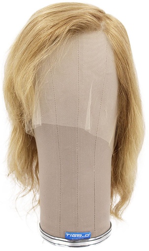 [SR-ATB-230111-97] ATB Film Lacefront Man Wig 100% handtied –⌀59cm, Euro Hair,20cm-25cm, Medium Bright Blonde &  Medium Blonde