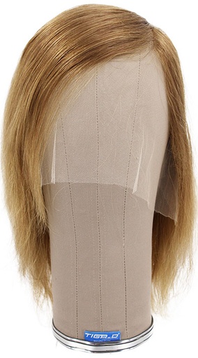 [SR-ATB-230201-149] ATB Film Lacefront Man Wig 100% handtied –⌀59cm,Euro Hair,25cm,  Medium Bright Blonde 