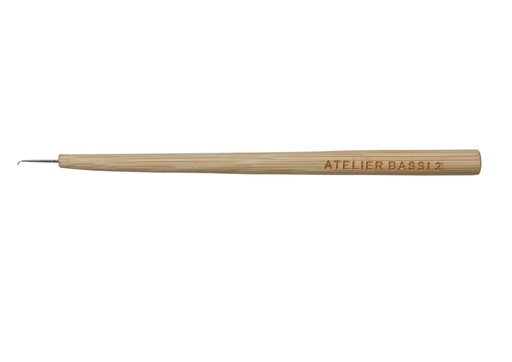 ATB Knüpfnadel Asien mit Bambus-Griff, Grifflänge 10cm/3.9inch