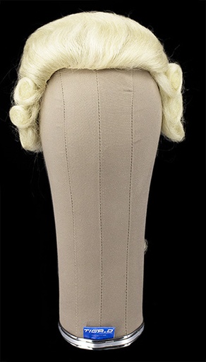 [ATB-REF-00058] Man Wig, 100% Hantied in Thermo Lace, Yak Hair (121gr),style, color White