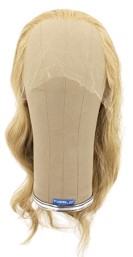 [ATB-REF-00134] Woman Wig, 100% Hantied in Film Lace, Human Hair 37-45cm (113gr), color Light Brown