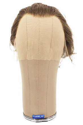 [ATB-REF-00144] Man Wig, 100% Hantied in Theatre Lace, Synthetic Hair 15cm (35gr), color Ash Blonde