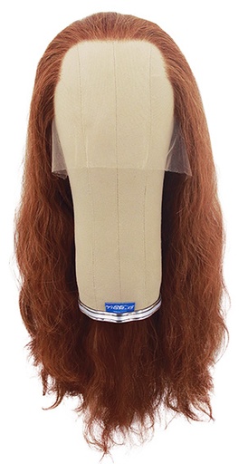 [ATB-REF-00439] Woman Wig, Back wefted front hantied in Theatre Lace Front, Synthetic Hair 50-55cm (171gr), color Custom Light Brown
